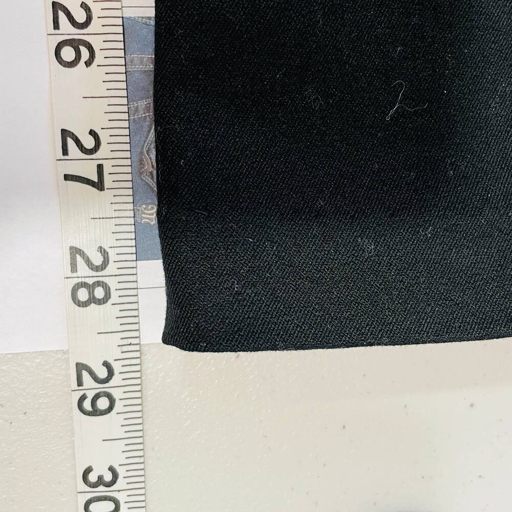 Lauren Ralph Lauren Adelle Black Cotton Stretch Button-Tab Waist Pants Size 6 - Picture 12 of 13